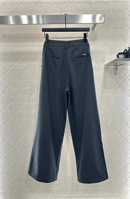 C 25 Scarf wide-leg trousers