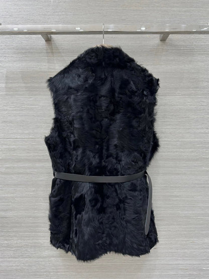 Bru 25 Wool and sheepskin vest