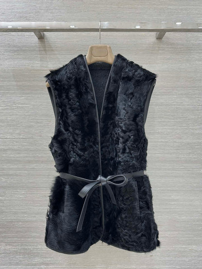Lor 25 Wool and sheepskin vest