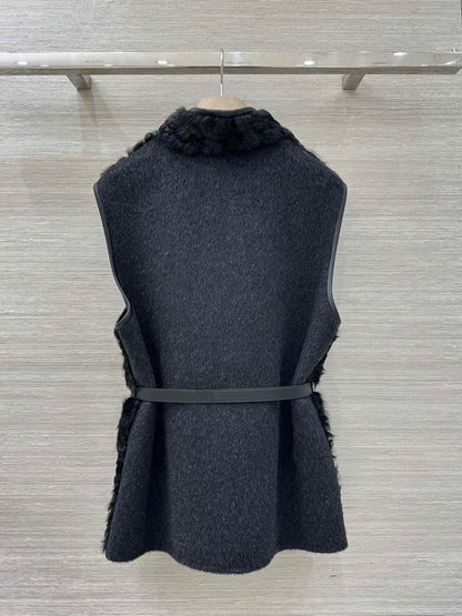 Lor 25 Wool and sheepskin vest