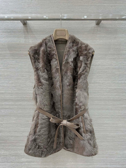 Lor 25 Wool and sheepskin vest