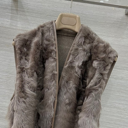 Lor 25 Wool and sheepskin vest