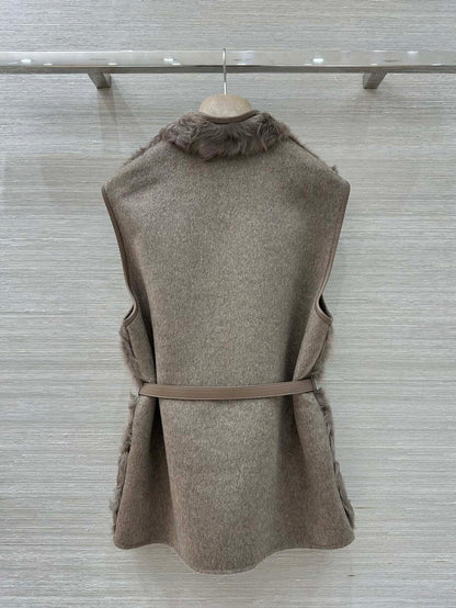 Lor 25 Wool and sheepskin vest