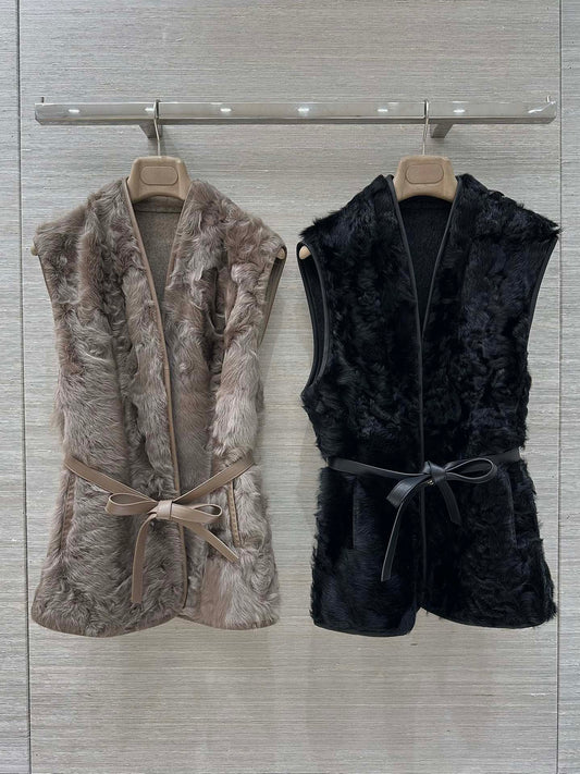 Lor 25 Wool and sheepskin vest