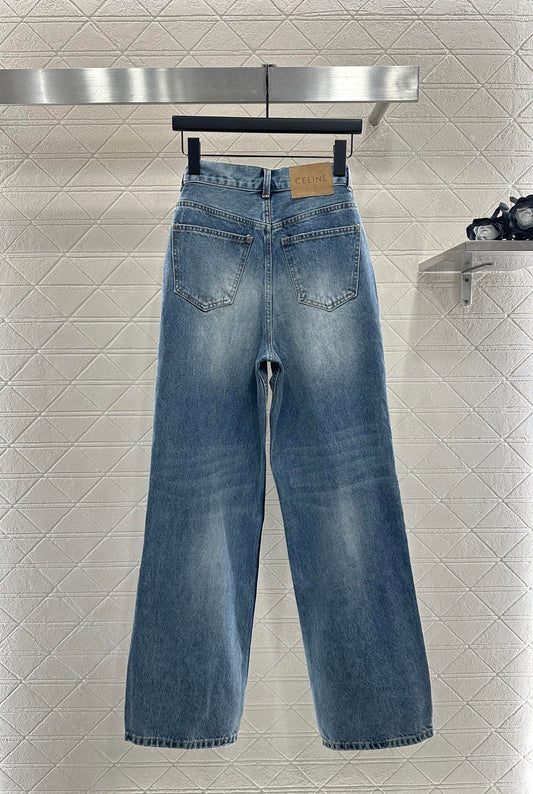 Ce 25 straight-leg denim trousers