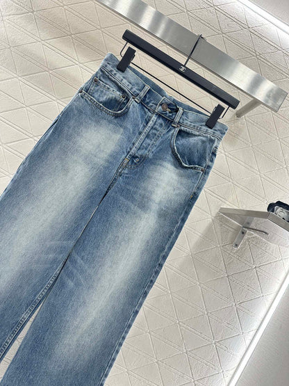 Ce 25 straight-leg denim trousers