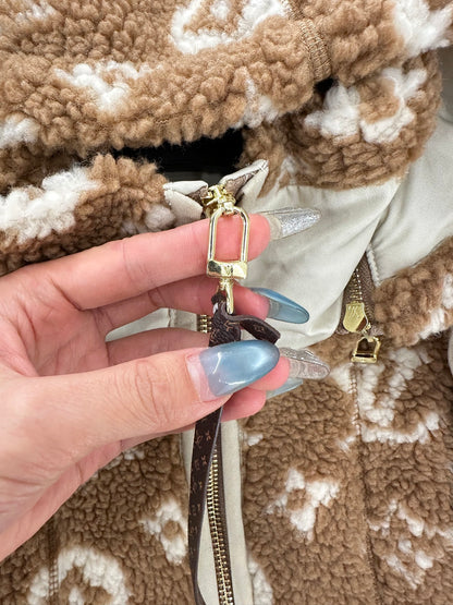 L 25 Hooded Teddy Sherpa Jacket