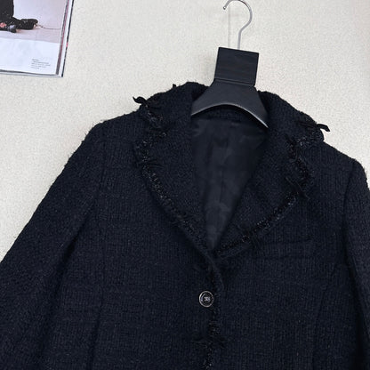 C 25 Bow-embellished woven jacket
