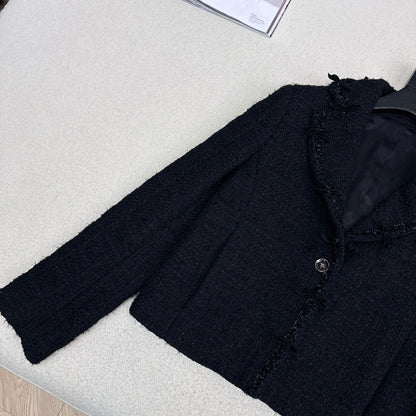 C 25 Bow-embellished woven jacket