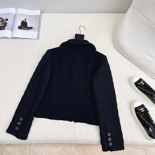 C 25 Bow-embellished woven jacket