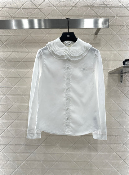 Ce 25 pleated lapel shirt