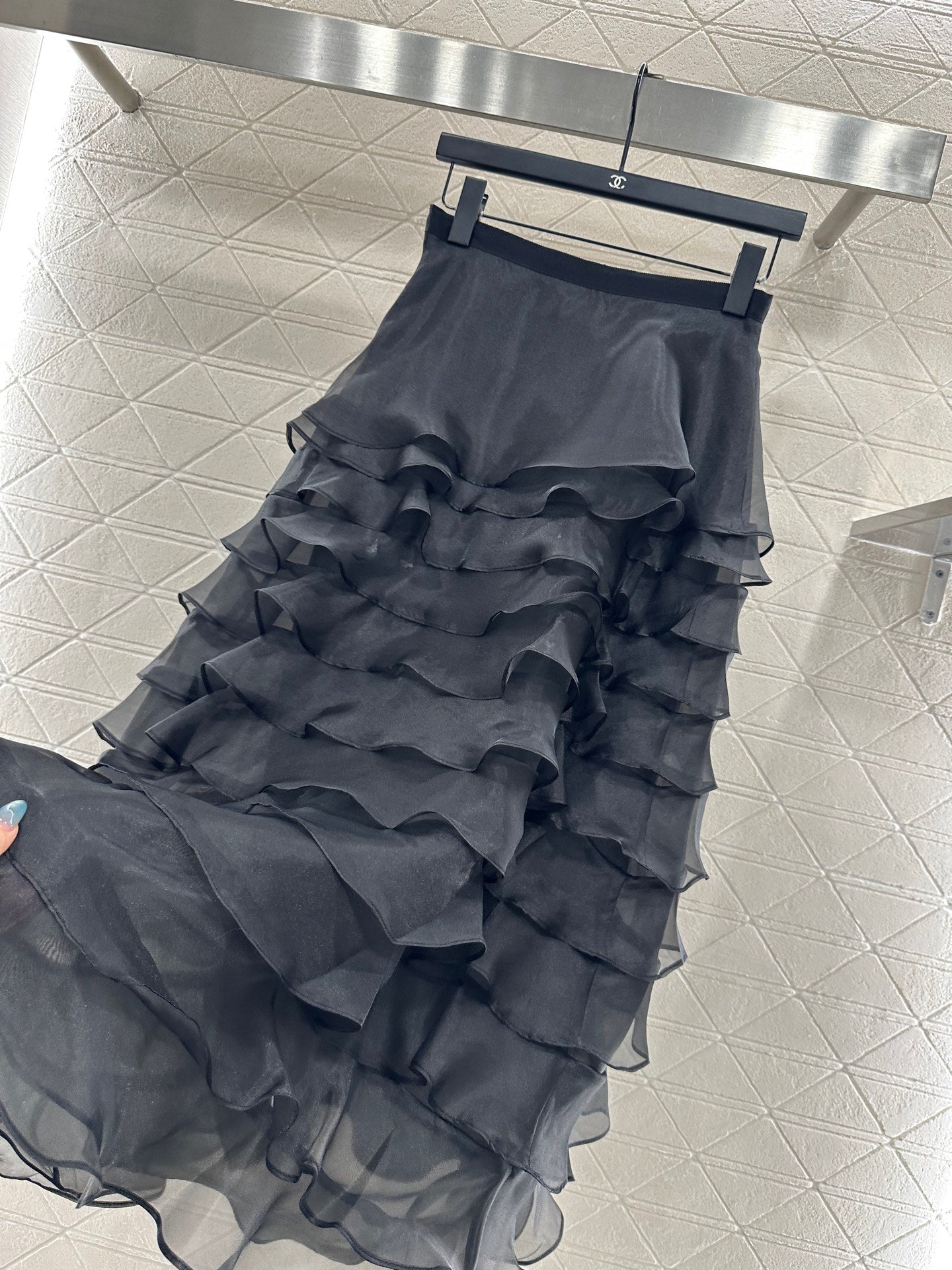 Di 25 Cake multi-layer long tulle skirt