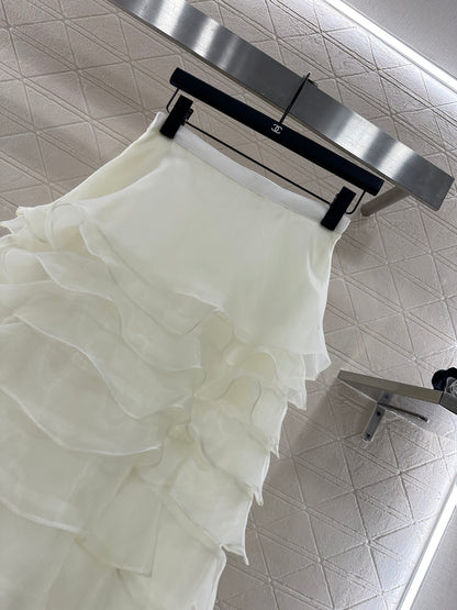 Di 25 Cake multi-layer long tulle skirt