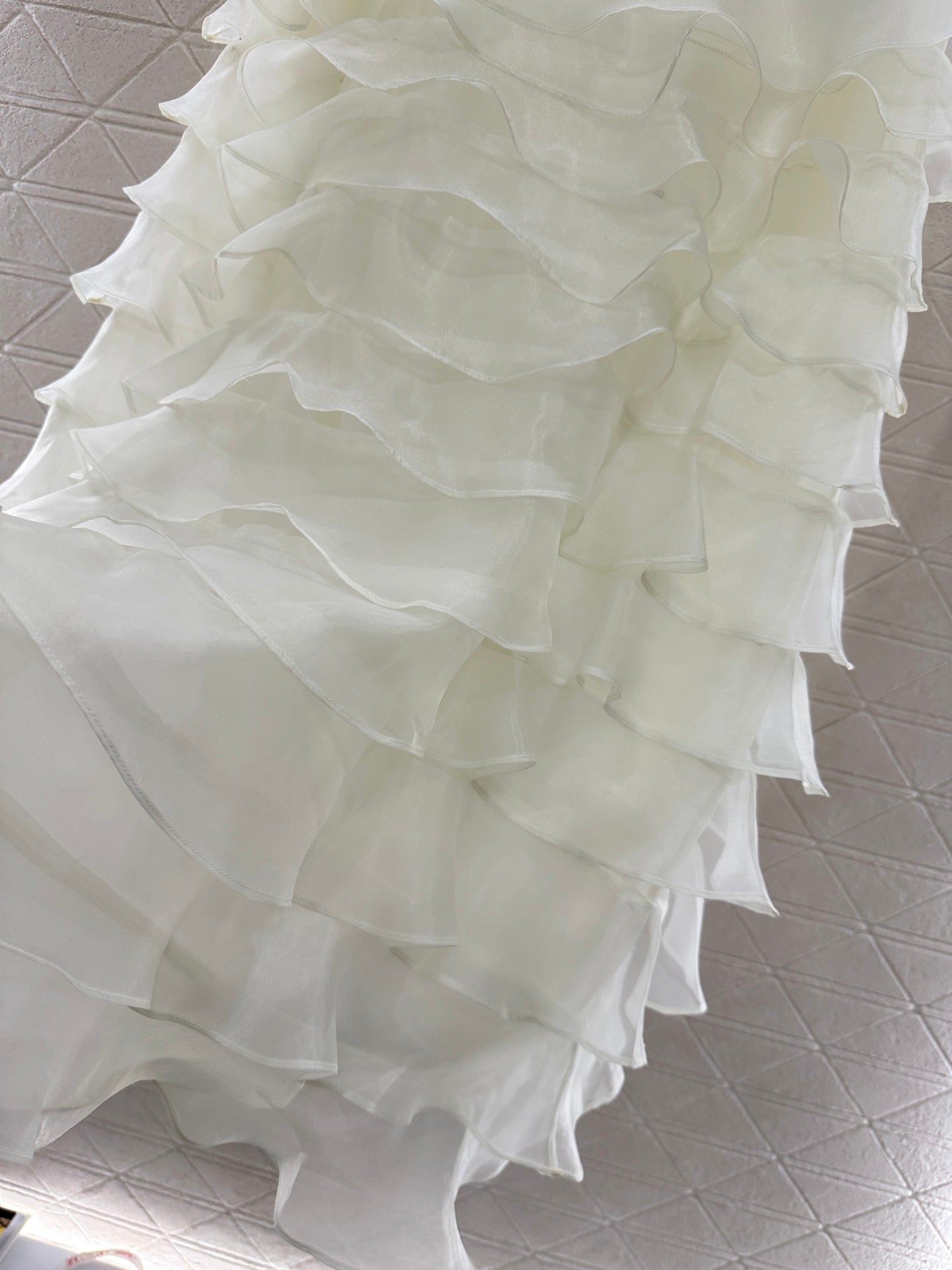 Di 25 Cake multi-layer long tulle skirt