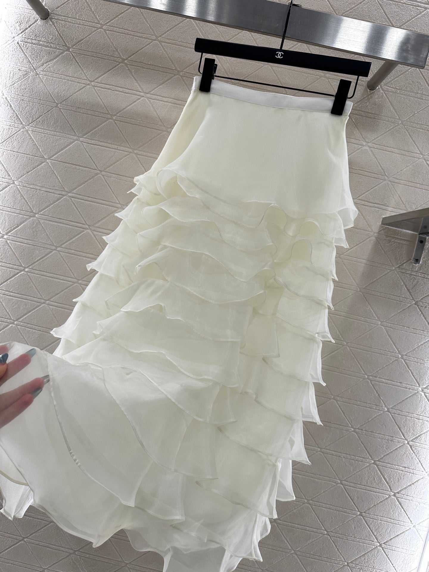 Di 25 Cake multi-layer long tulle skirt