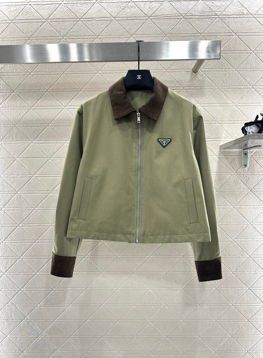Pr 25 Corduroy collar jacket