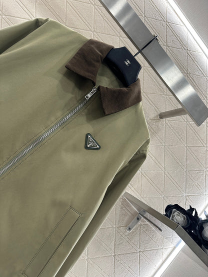 Pr 25 Corduroy collar jacket