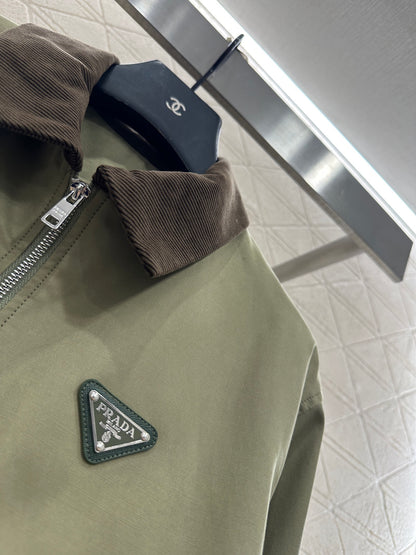 Pr 25 Corduroy collar jacket