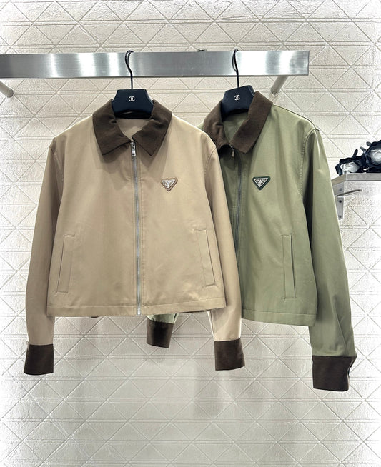 Pr 25 Corduroy collar jacket